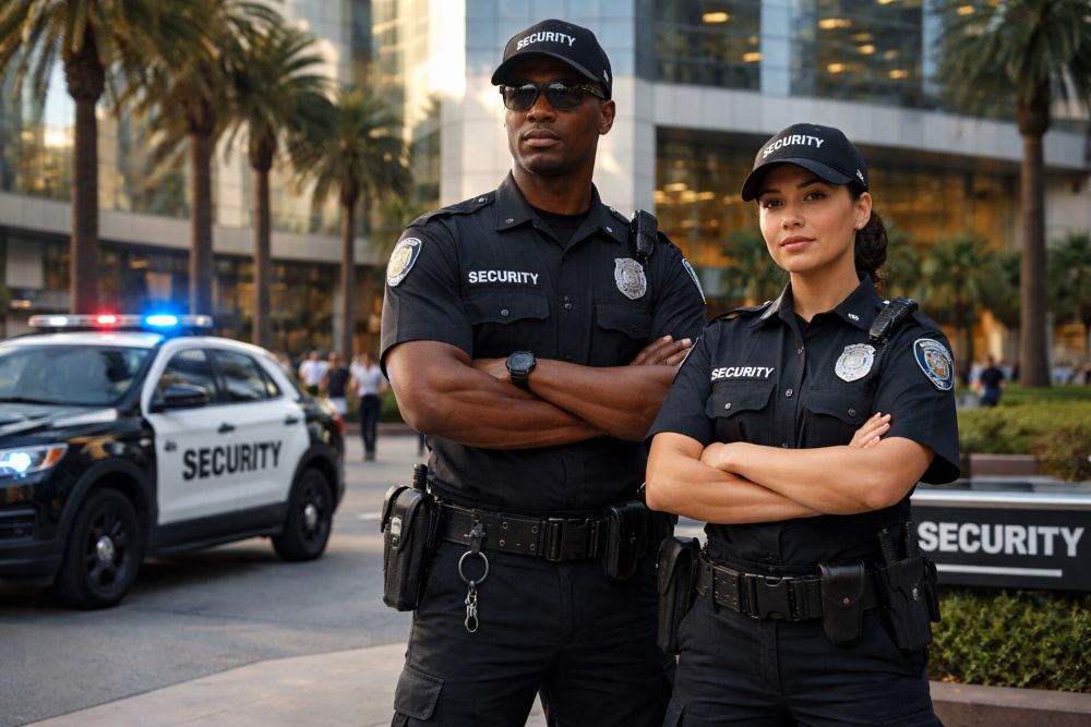 commercial security guard service in LA