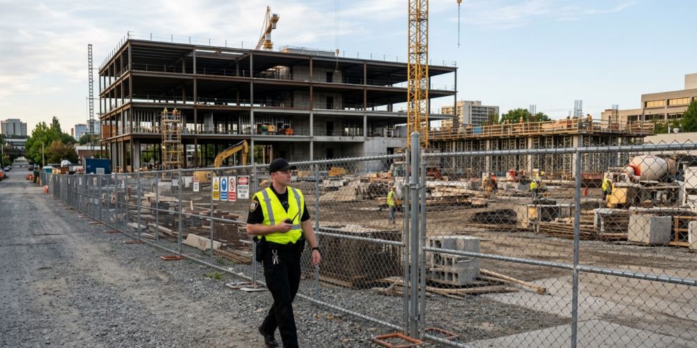 Construction site security guards (pillar)