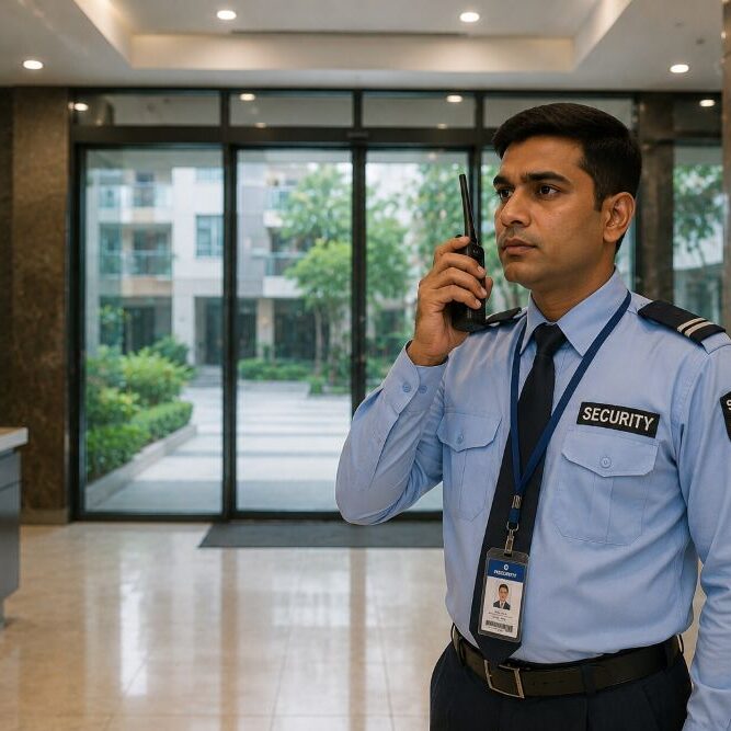 Apartment security guards