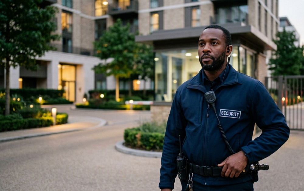 Duties of security guard in apartments
