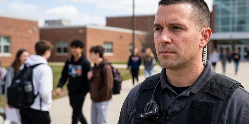 Armed security in schools