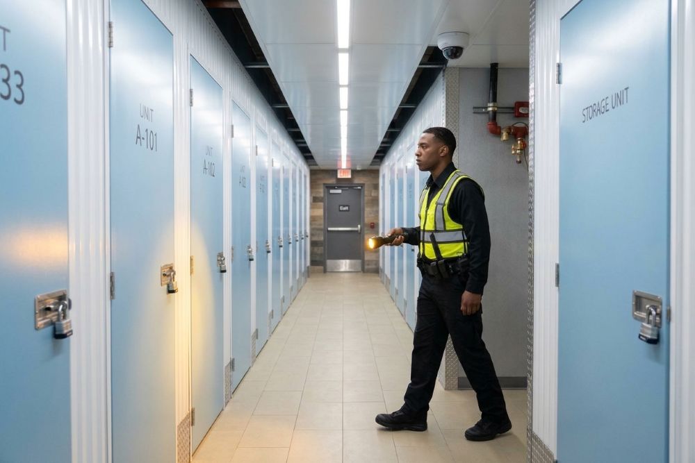 Storage Facility Security: How Guards Protect Self-Storage Units